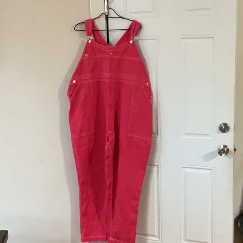 Last Call! Big Bud Press Artist Togs Overalls PINK 1XL EUC